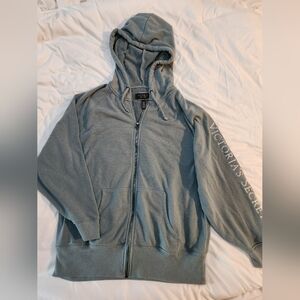 Victoria's Secret Teal Zip-Up Hoodie